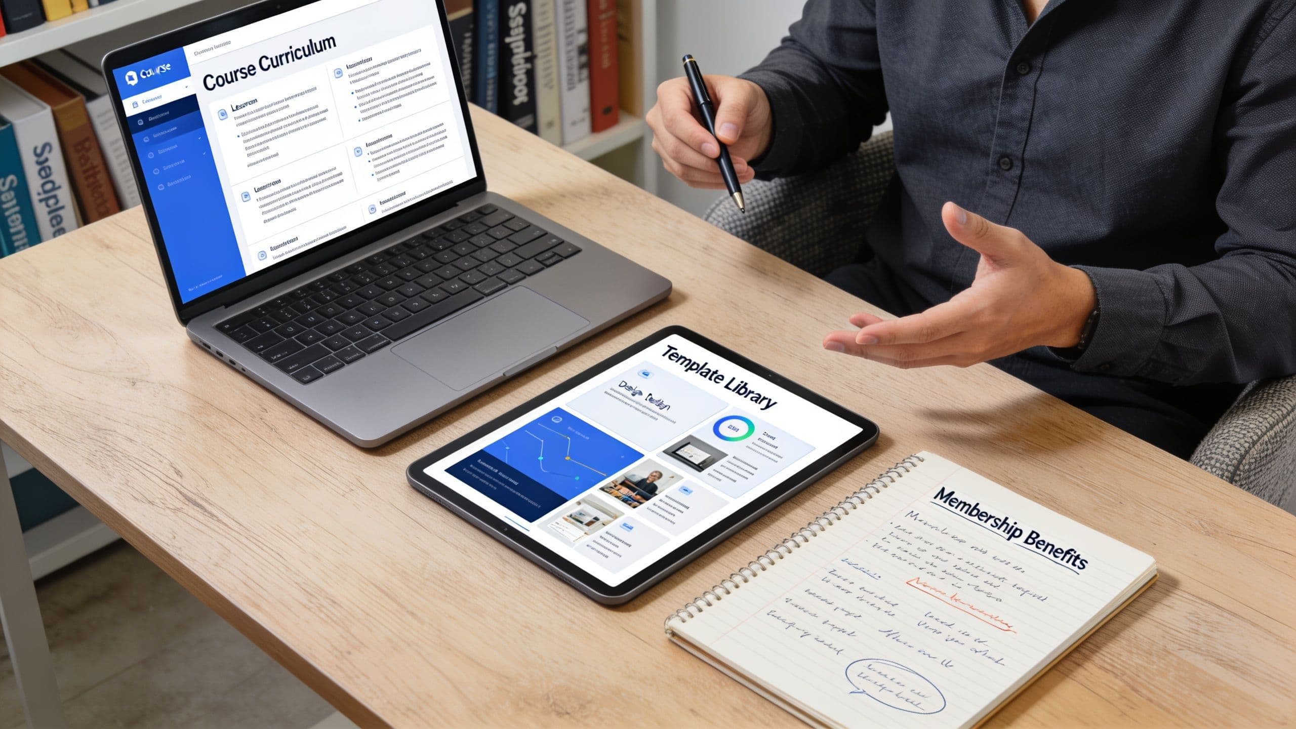Editorial hero image for Course, Template, or Membership: Matching the Right Digital Product to Your Expertise